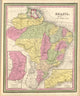 Brazil 1840 Poster Print showcasing vintage artwork
