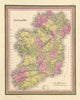 Ireland 1849 Historical Poster Print on premium paper.
