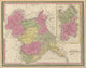 Sardinia 1849 Poster Print showcasing the beautiful landscape of Sardinia.