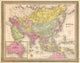 Asia 1849 Poster Print showcasing vintage art and intricate details.