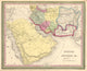 Persia & Arabia 1849 Poster Print showcasing rich cultural heritage.