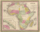 Africa 1849 Poster Print - Vintage Map Artwork
