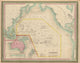 Oceania & The Pacific Ocean 1849 Poster Print showcasing vibrant colors and historical details.