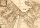 Middle East Desert Landscape Poster Print depicting Egypt and the Red Sea.