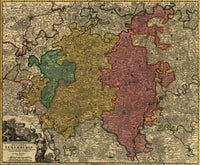 The Ducky of Luxemburg 1700's poster print showcasing historical art.