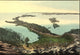 Pictorial aerial map of the Italian Peninsula and Sicily from the 1800s.