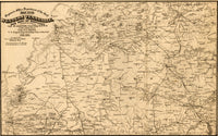 Detailed City Map Poster Print showcasing urban landscapes and geographical features.