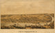 Fredericksburg Aerial View 1863 Poster Print showcasing historical detail.