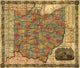 Drainage and Railroads Historical Map Poster Print showcasing America's infrastructure.