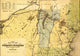 Railroad Map of New England and New York Poster Print showing Portland and Ogdensburg Railroad line