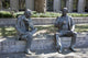 Chess Players sculpture poster print at John Marshall Memorial Park, Washington, D.C.