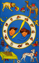 Hebrew Children's Card Poster Print - Educational decor for kids