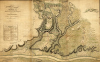 Burgoyne's Positions at Freeman's Farm on the Hudson poster print
