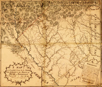 Detailed map of lands ceded by the Cherokee Indians to South Carolina