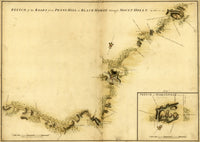 Sketch of Haddonfield March 1778 poster print by I. Hills