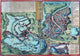 Antique Map of Jerusalem Color Poster Print showcasing intricate details.