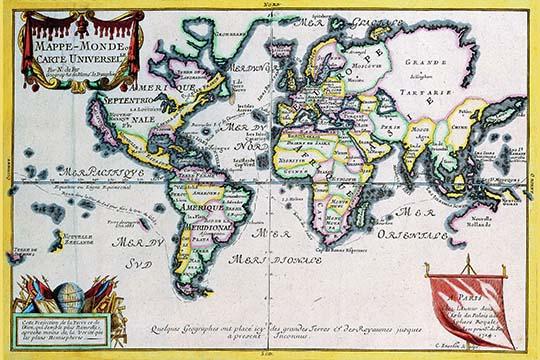 Nicolas de Fer Historical Poster Print showcasing antique cartography.
