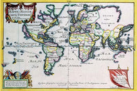Nicolas de Fer Historical Poster Print showcasing antique cartography.