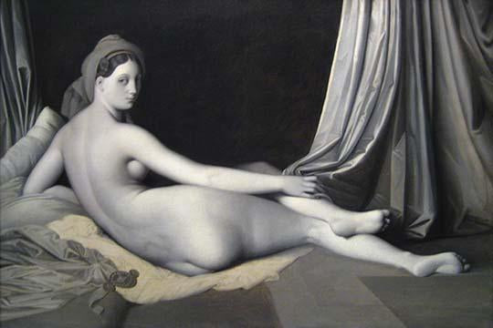Grey Under Painting Art Print by Jean-Auguste-Dominique Ingres