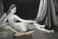 Grey Under Painting Art Print by Jean-Auguste-Dominique Ingres