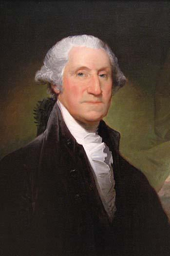 George Washington vintage art reproduction poster print by Gilbert Stuart