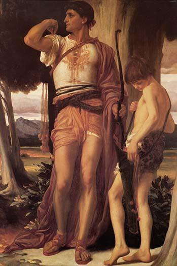 Jonathan's Token to David Poster Print by Frederick Leighton