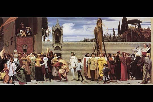 Cimabue's Madonna Poster Print by Frederick Leighton.