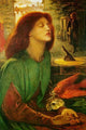 Beata Beatrix Poster Print by Dante Gabriel Rossetti showcasing a beautiful depiction of Beatrice.