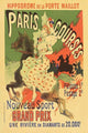 Paris Grand Prix Racing Poster Print by Alphonse Mucha