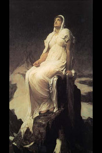 Spirit of the Summit vintage art reproduction poster print by Lord Frederick Leighton
