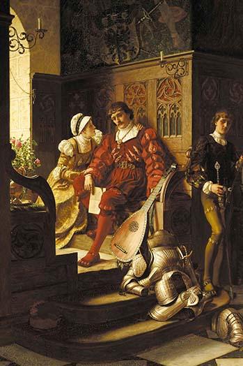 Duty Vintage Art Reproduction Poster Print by Edward Blair Leighton