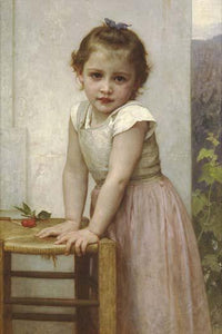 Yvonne vintage art print by William Bouguereau, high-quality reproduction