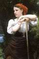 The Haymaker vintage art print by William Bouguereau