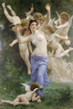 The Wasps Nest Vintage Art Print by William Bouguereau displaying intricate details and vibrant colors.