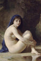 The Seated Bather vintage art print by William Bouguereau