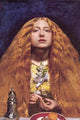 The Bridesmaid vintage art print by John Everett Millais, showcasing elegant design and classic artistry.
