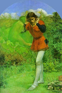 Ferdinand Lured by Ariel Poster Print by John Everett Millais