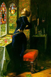A Grange is Owned by a Gentleman Poster Print by John Everett Millais
