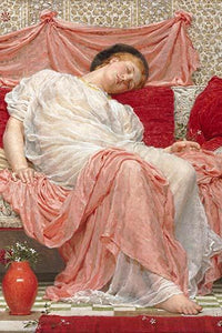 Jasmine Vintage Art Poster Print by Albert Joseph Moore