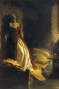 Tarakanova in the Flood Poster Print by Konstantin Flavitsky
