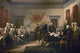 Declaration of Independence Poster Print by John Trumbull, historical artwork.