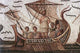 Ulysses in His Ship vintage art reproduction poster print