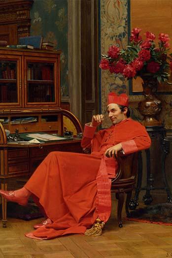 Eureka vintage art reproduction poster print by Jehan Georges Vibert.