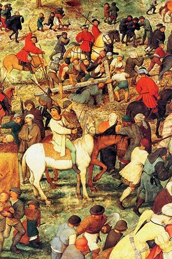 Procession to Cavalry - Detail Poster Print by Pieter Brueghel