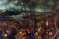Beginning of Spring Vintage Art Print by Pieter the Elder Brueghel, showcasing springtime beauty.