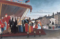 The Representatives of Foreign Powers Coming to Greet the Republic as a Sign of Peace Poster Print by Henri Rousseau