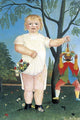 Vintage art print of Child with Puppet by Henri Rousseau