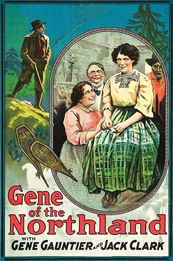 Cartouche of a Girl Surrounded by Family Poster Print featuring a girl and her family with northwest Cascade mountains in the background.