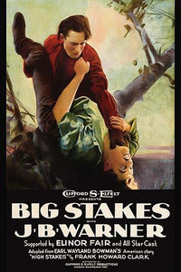 Two Men Fight Over a Tree Branch Poster Print showcasing dynamic struggle.
