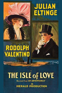 Rudolph Valentino Poster Print featuring a classic actress, vintage cinema art.